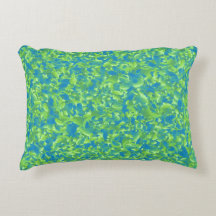 Motif géométrique abstrait bleu vert