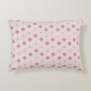 Coussins Décoratifs Motif géométrique aztèque tribal Boho Rose Poussié