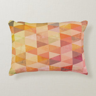 Coussins Décoratifs Motif géométrique de triangle mou
