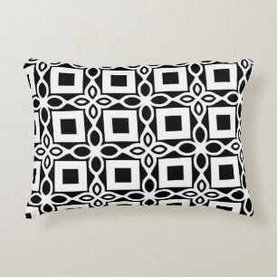 Coussins Décoratifs Motif géométrique noir et blanc