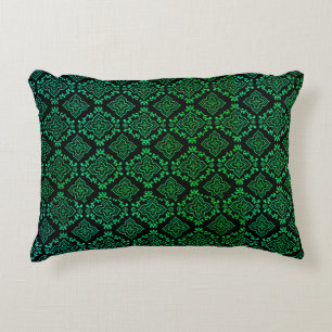 Coussins Décoratifs Motif géométrique vert / Impression indienne