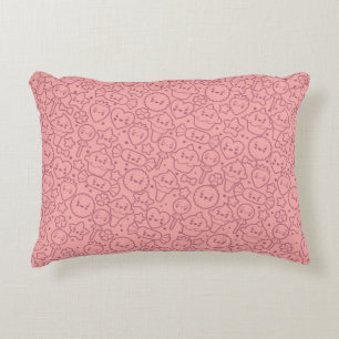 Coussins Décoratifs Motif Kawaii avec gâteaux mignons