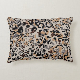 Coussins Décoratifs Motif léopard, motif jaguar, fourrure animale