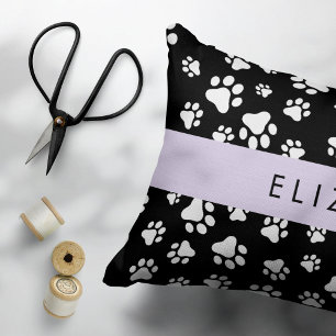 Coussins Décoratifs Motif mâle, Patrouilles de chien, Noir et Blanc, V