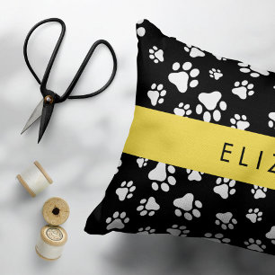 Coussins Décoratifs Motif mâle, Patrouilles de chien, Noir et Blanc, V