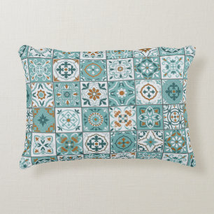 Coussins Décoratifs Motif méditerranéen continu de tuiles marocaines