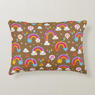Coussins Décoratifs motif mignon d'arcs-en-ciel