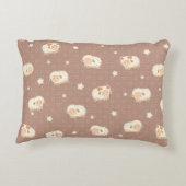 Coussins Décoratifs Motif mignon petit mouton sur Brown (Dos)