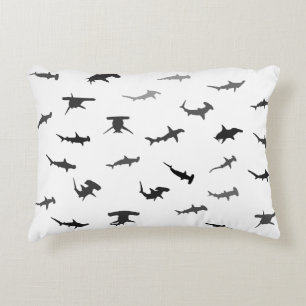 Coussins Décoratifs Motif minimaliste en marteau de requin marteau