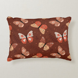 Coussins Décoratifs Motif Papillon Bohème - Décoration d'Automne pour 
