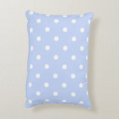 Coussins Décoratifs Motif Pastel Polkadots - Pervenche  (Dos(Vertical))