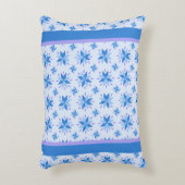Coussins Décoratifs Motif Quilt Blue Et Lavender Star (Devant(Vertical))