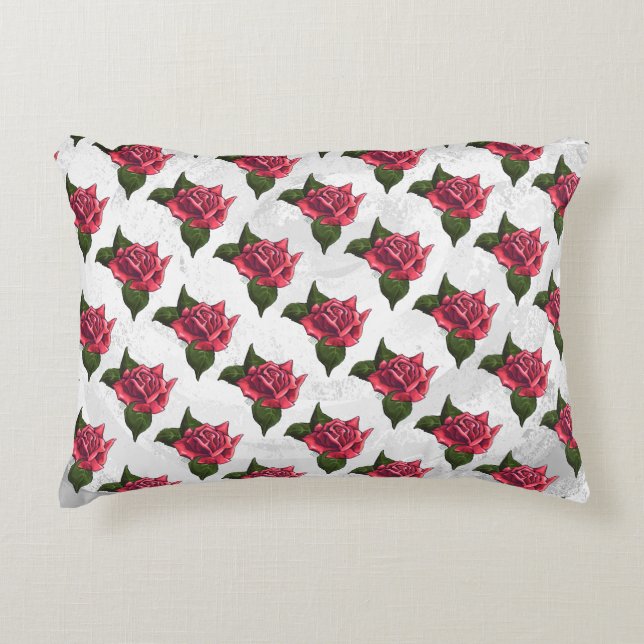Coussins Décoratifs Motif rose (Devant)