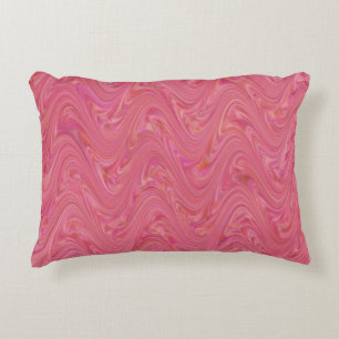 Coussins Décoratifs Motif Rose Marbré