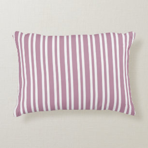 Coussins Décoratifs Motif sans couture à rayures blanches et violettes