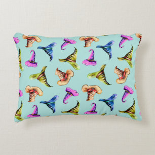 Coussins Décoratifs Motif sans couture avec aquarelle vieux casquettes