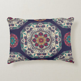 Coussins Décoratifs Motif sans couture avec ornement fleuri homme ethn