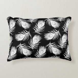 Coussins Décoratifs Motif sans couture décorative avec beau paon