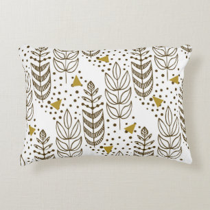 Coussins Décoratifs Motif sans couture ethnique avec des arbres élégan