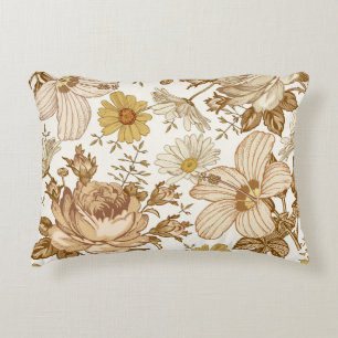 Coussins Décoratifs Motif sans couture. Magnifique réalisti en fleurs 