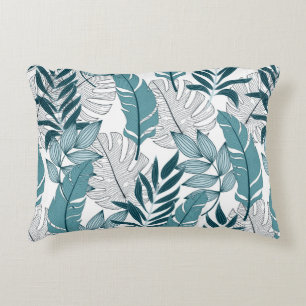 Coussins Décoratifs Motif tropicale avec plantes et feuilles à la mode