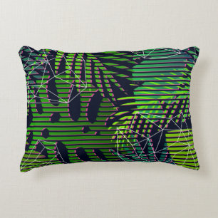 Coussins Décoratifs Motif tropicale sans couture avec plantes tropicau