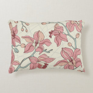 Coussins Décoratifs Motif Vintage orchidée : Papier élégant