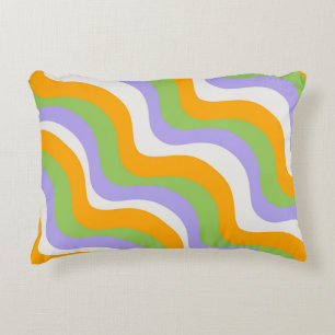 Coussins Décoratifs Motif Y2k Abstrait de la couche Super d'onde rétro