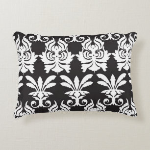 Coussins Décoratifs Motifs élégants de ventilateur en Art Déco d'Or.