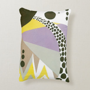 Coussins Décoratifs Motifs géométriques Jazz Pochoir Art Déco vintage