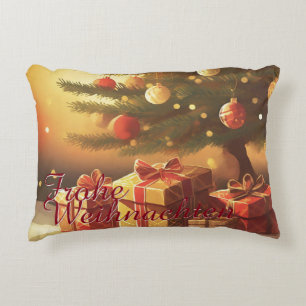 Coussins Décoratifs Motiv, mit Geschenken unterm Weihnachtsbaum 37016