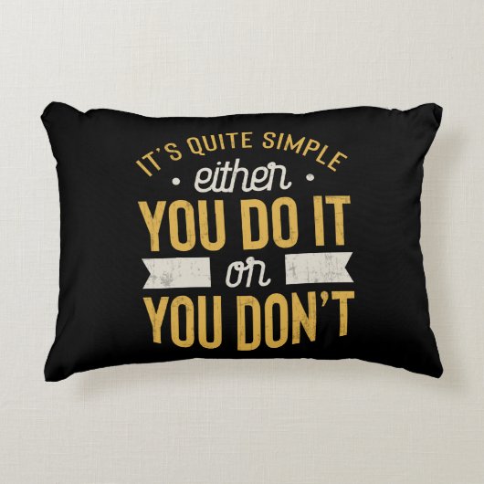 Coussins Décoratifs Motivation entrepreneuriale Inspiration dire (Devant)