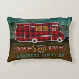 Coussins Décoratifs Motorhome rv Camper Travel Van Rustic Personalized