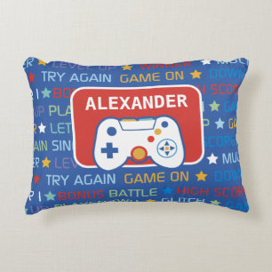 Coussins Décoratifs Mots de jeu vidéo
