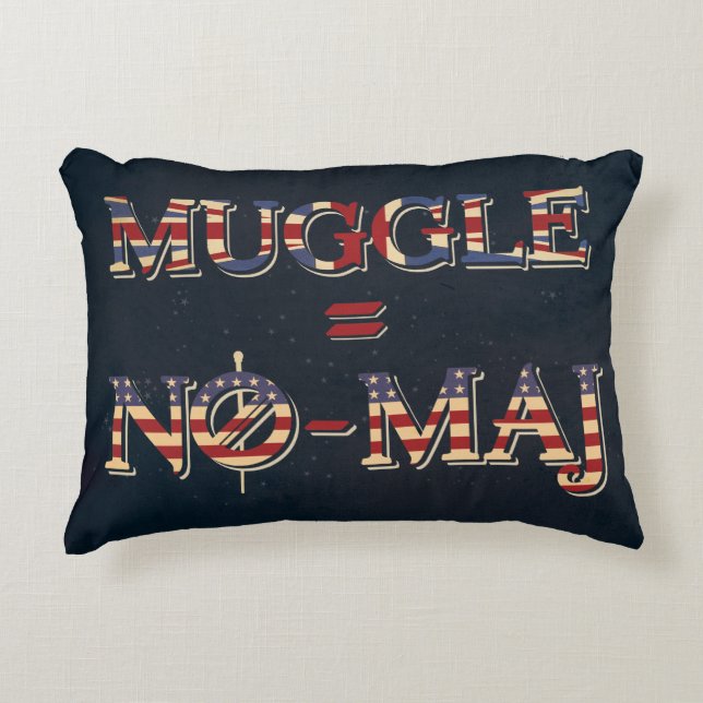 COUSSINS DÉCORATIFS MUGGLE™ = NO-MAJ™ (Devant)