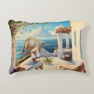 Coussins Décoratifs Mur côtier Mer Méditerranée