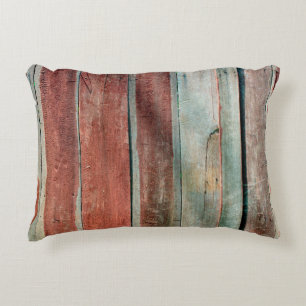 Coussins Décoratifs mur en vintage coloré abstrait, vieilli, arrière -