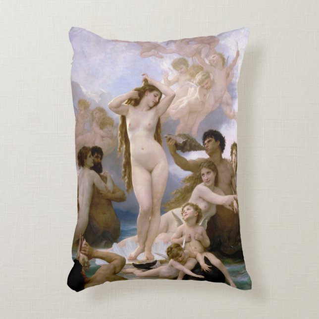 Coussins Décoratifs Naissance de Vénus par William-Adolphe Bouguereau (Devant(Vertical))