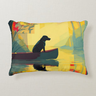 Coussins Décoratifs Nature Minimaliste Canot Labrador Noir