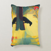 Coussins Décoratifs Nature Minimaliste Canot Labrador Noir (Devant(Vertical))