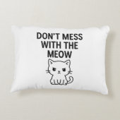 Coussins Décoratifs Ne vous mêlez pas des sacs à miettes (Dos)