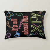 Coussins Décoratifs Neon Gamer (Devant)