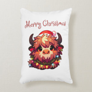 Coussins Décoratifs Noël Casquette Noël Lumières de fées Yak