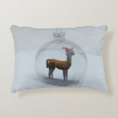 Coussins Décoratifs Noël Llama hiver Scène de neige vacances (Devant)