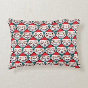 Coussins Décoratifs Noël mignon santa claus sourire visage transparent