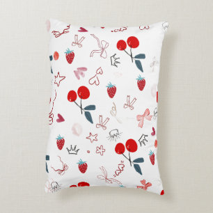 Coussins Décoratifs Nœuds et Étoiles de Cerise Douce Design Esthétique
