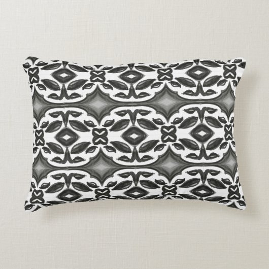 Coussins Décoratifs Noir et Blanc (Devant)