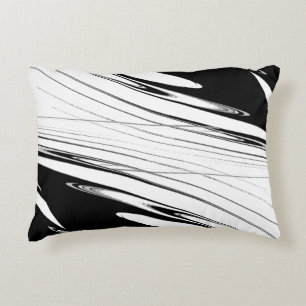 Coussins Décoratifs Noir et blanc moderne