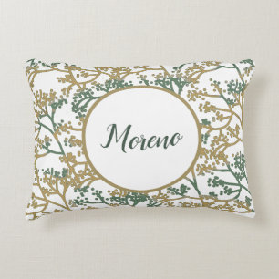 Coussins Décoratifs Nom Brush Beige Foliage