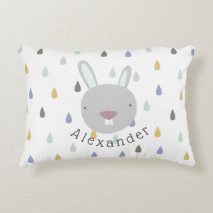 Coussins Décoratifs Nom personnalisable Cute Rabbit